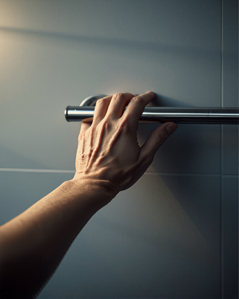 Elderly person who has fallen without assistance